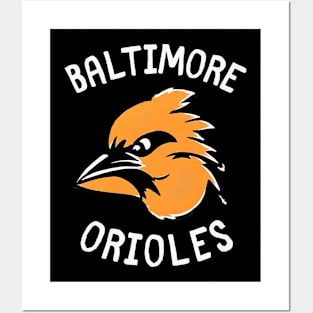 Coolest Baltimore Orioles Bird Football Dad Posters and Art